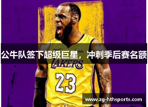 公牛队签下超级巨星，冲刺季后赛名额